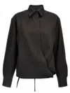 Valentino Wool Shirt In Black