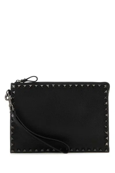 Valentino Garavani Clutch In Black