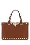 Valentino Gravani Rockstud Handbag In Brown