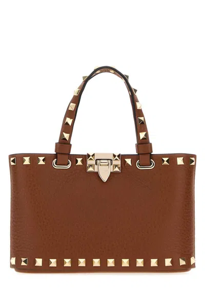 Valentino Garavani Clutch In Brown
