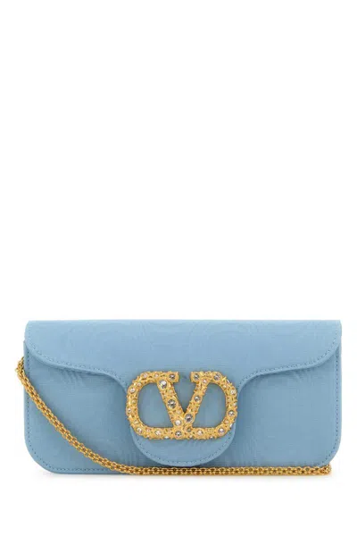 Valentino Garavani Clutch In Cloudybluecrystal