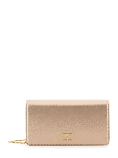 Valentino Garavani Clutch In Gold