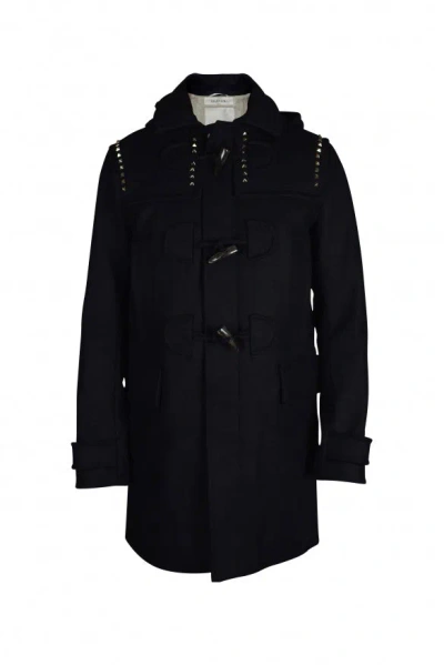 Valentino Garavani Coat Rockstud Untitled In Black