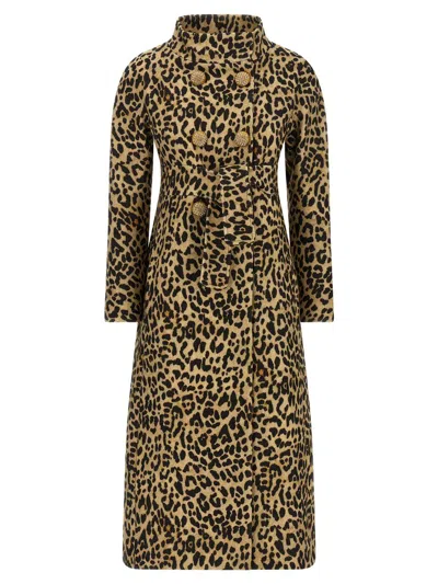 VALENTINO VALENTINO GARAVANI COAT VALENTINO GARAVANI ANIMAL PRINT CLOTH