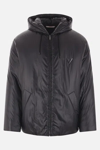 Valentino Garavani Coats In Black
