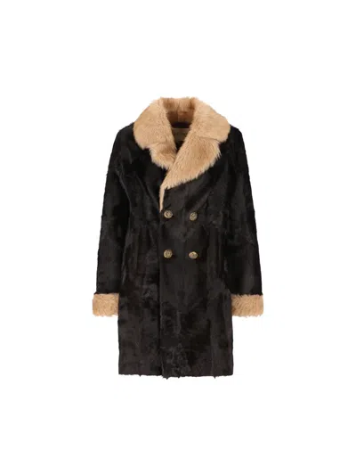 Valentino Garavani Coats In Black