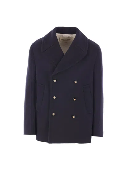 Valentino Garavani Coats In Purple