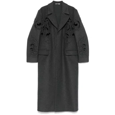 Valentino Garavani Coats In Grey