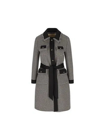 Valentino Garavani Coats In Black