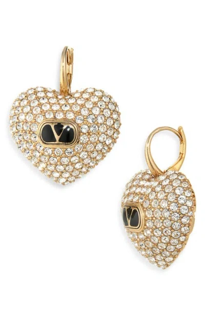 Valentino Garavani Coeur Royal Earrings In Multi