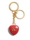 Valentino Garavani  Bag Charm Keyring Coeur Royal In Red In Red