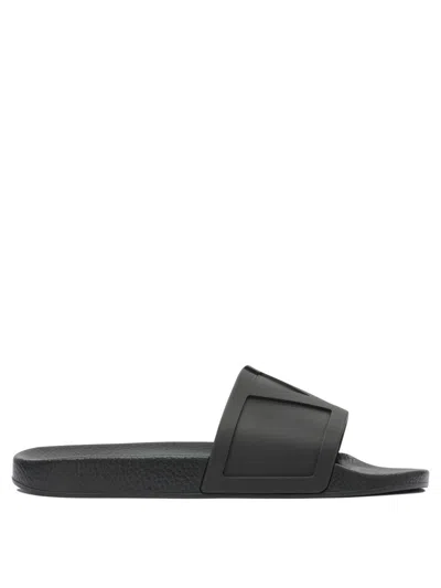 Valentino Garavani "coolside" Slides In Black