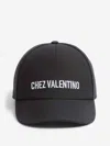 Valentino Cotton Baseball Cap With Embroidery