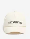 Valentino Garavani Ivory Cotton Baseball Cap With Adjustable Embroidered Logo