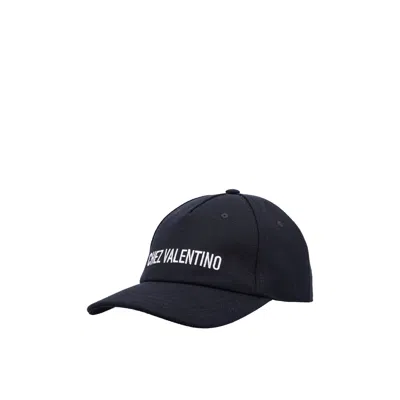 Valentino Garavani Cotton Baseball Cap In Black