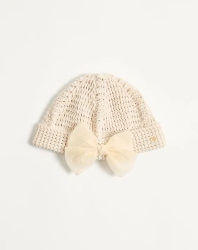 Valentino Garavani Valentino Silk-trim Hat In Gray