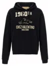 Valentino Cotton Fabric Sweatshirt With Comfortable Fit In Black