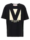 Valentino Garavani Cotton Jersey T-shirt In Black