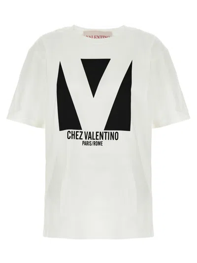 Valentino Garavani Cotton Jersey T-shirt In White