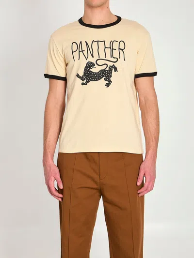 Valentino Garavani Cotton Jersey T-shirt In Neutral