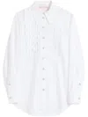 Valentino Garavani Cotton Popeline Shirt In White