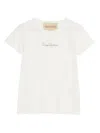 Valentino White Cotton T-shirt In Neutral