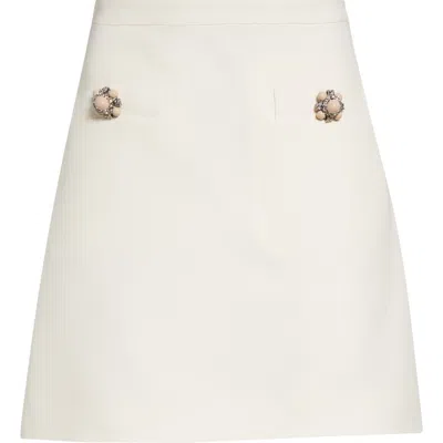 VALENTINO VALENTINO GARAVANI CREPE COUTURE A-LINE SKIRT