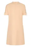 Valentino Garavani Crêpe Couture Dress In Neutral