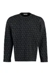 Valentino Toile Iconographe Sweater In Gray