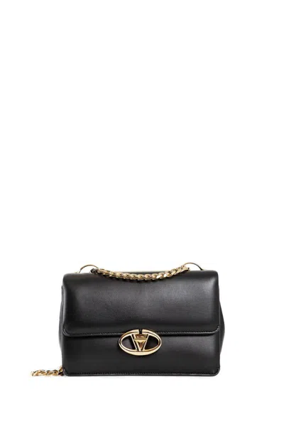Valentino Garavani Vlogo Signature Shoulder Bag In Black