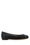 Valentino Garavani Quiltie Ballerina 67 In Quilted Nappa Leather Woman Black 37 In Black