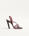 Valentino Garavani 105mm Dans Le Foyer Crystal-embellished Slingback Sandals In Black