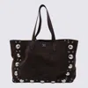 Valentino Garavani Dark Brown Jacquard Nellcote Totes