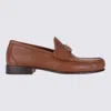 Valentino Garavani Dark Brown Leather Loafers