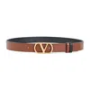 Valentino Garavani Deep Caramel Brown Calf Leather H In Multi