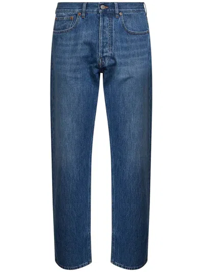 Valentino Garavani Denim 5 Pockets Clothing In Blue