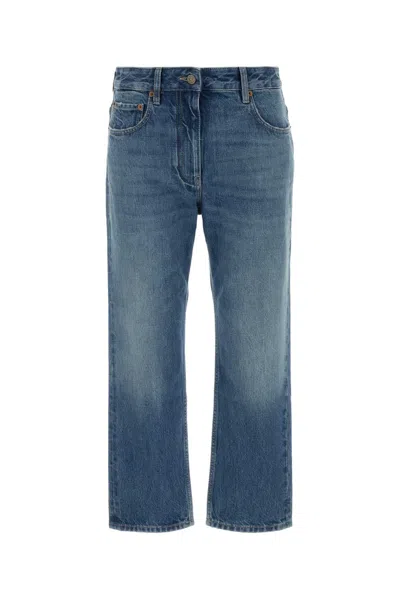 Valentino Garavani Denim 5 Tasche In Blue