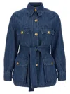Valentino Denim Safari Jacket