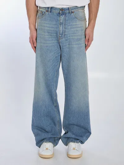 Valentino Garavani Denim Jeans In Blue