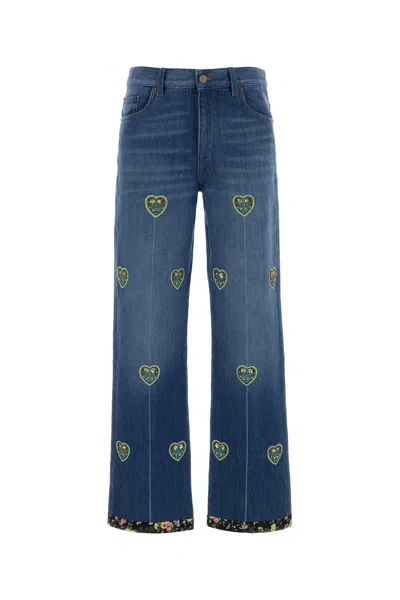 Valentino Garavani Denim Jeans In Blue