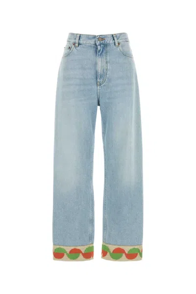 Valentino Garavani Denim Jeans In Blue