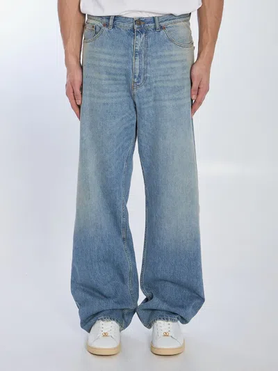 Valentino Garavani Denim Jeans In Blue