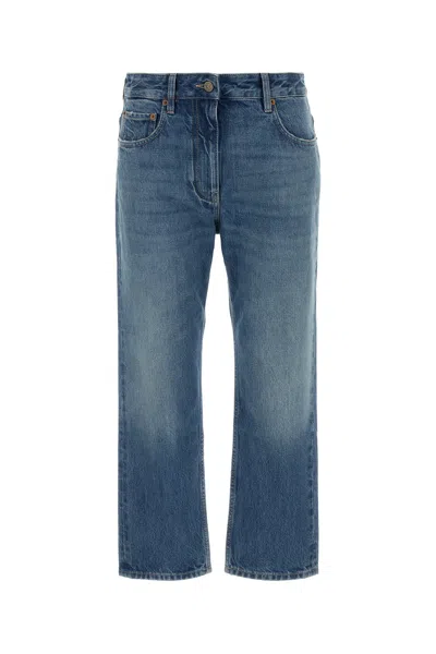 Valentino Garavani Denim Jeans In Blue