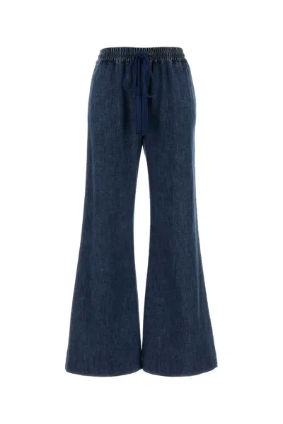 Valentino Garavani Denim Jeans In Blue