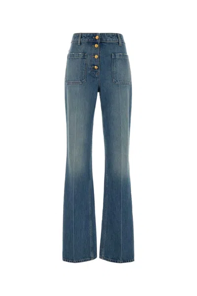 Valentino Garavani Denim Jeans In Blue