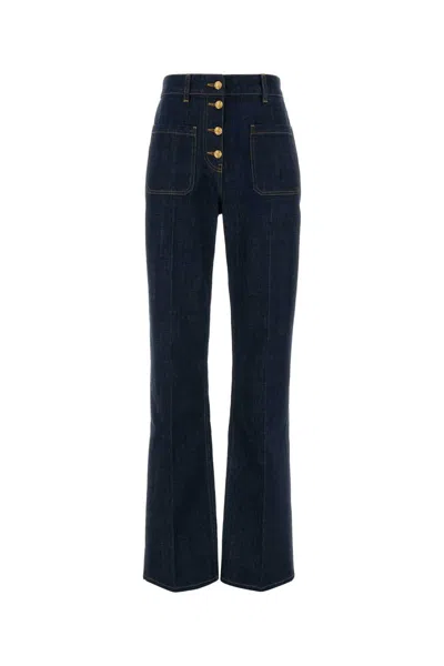 Valentino Garavani Denim Jeans For Women In White