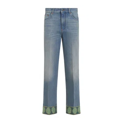 Valentino Garavani Denim Jeans In Blue