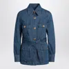 Valentino Denim Safari Jacket