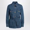 Valentino Denim Safari Jacket