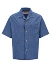 Valentino Garavani Oversized Denim Shirt With Button Closure